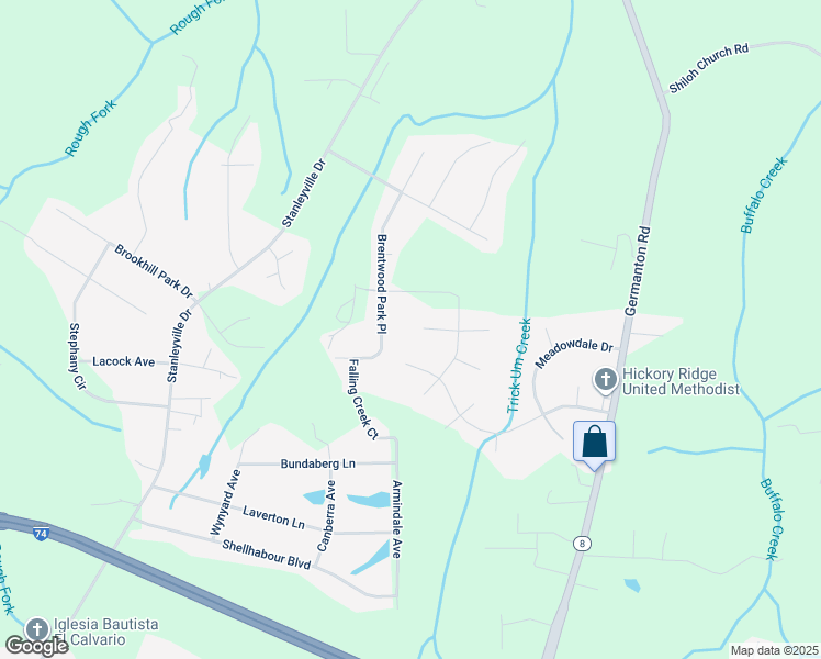 map of restaurants, bars, coffee shops, grocery stores, and more near 1200 West Rollingwood Circle in Winston-Salem