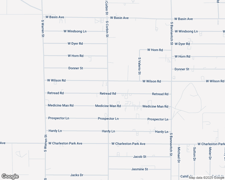 map of restaurants, bars, coffee shops, grocery stores, and more near 4480 Retread Road in Pahrump