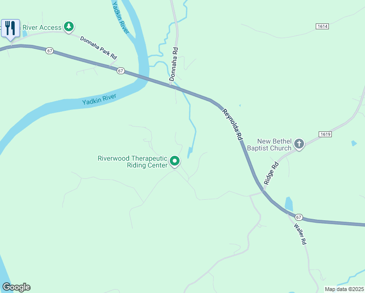 map of restaurants, bars, coffee shops, grocery stores, and more near Littlefield Road in Forsyth County