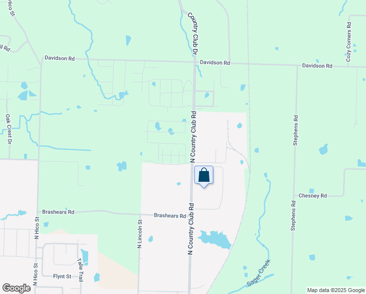 map of restaurants, bars, coffee shops, grocery stores, and more near 14701 North Country Club Road in Siloam Springs
