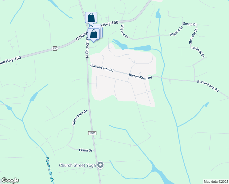 map of restaurants, bars, coffee shops, grocery stores, and more near 5712 Shelby Katherine Court in Greensboro