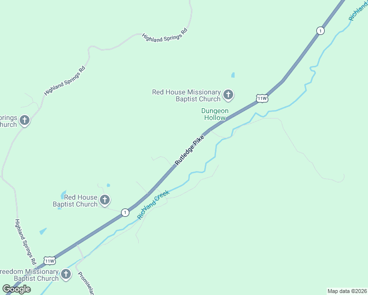 map of restaurants, bars, coffee shops, grocery stores, and more near 3449 Rutledge Pike in Blaine