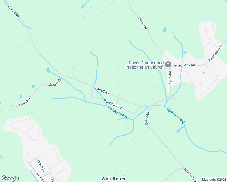 map of restaurants, bars, coffee shops, grocery stores, and more near 1793 Carroll Road in Morristown