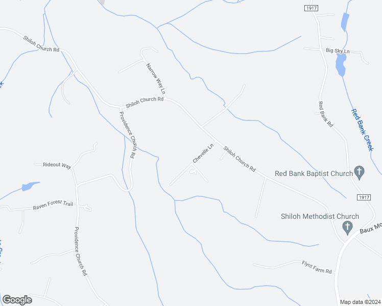 map of restaurants, bars, coffee shops, grocery stores, and more near 1244 Chevelle Lane in Winston-Salem