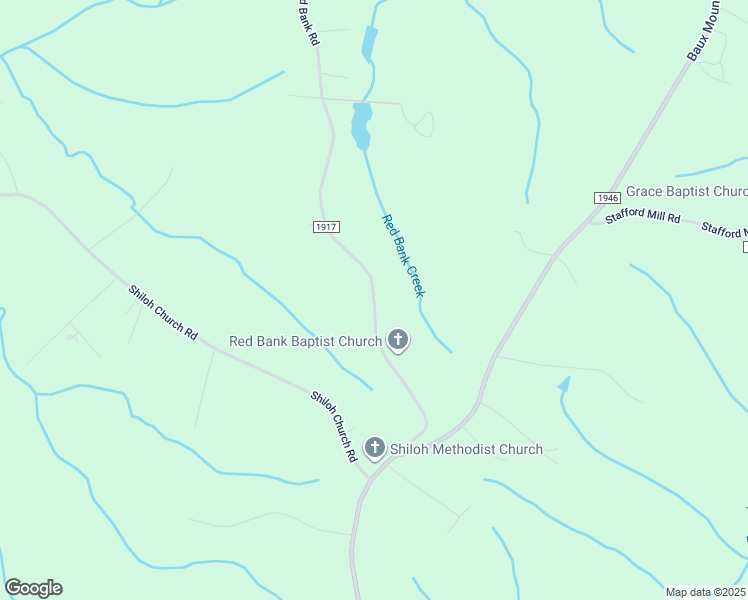 map of restaurants, bars, coffee shops, grocery stores, and more near 6605 Red Bank Road in Germanton