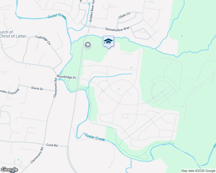map of restaurants, bars, coffee shops, grocery stores, and more near 266 Croft Way in Mount Juliet