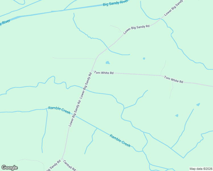 map of restaurants, bars, coffee shops, grocery stores, and more near 129 Tom White Road in Big Sandy