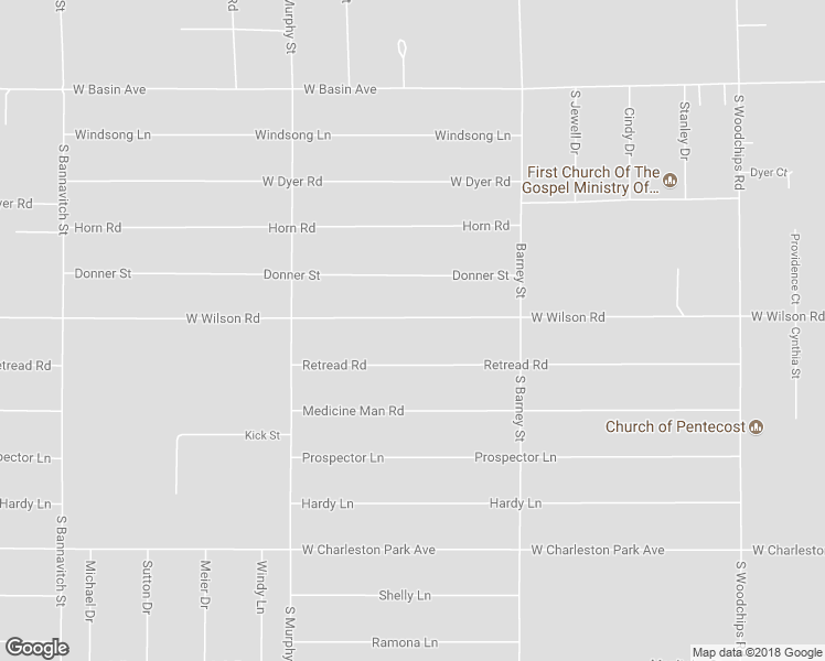 map of restaurants, bars, coffee shops, grocery stores, and more near 3231 West Wilson Road in Pahrump