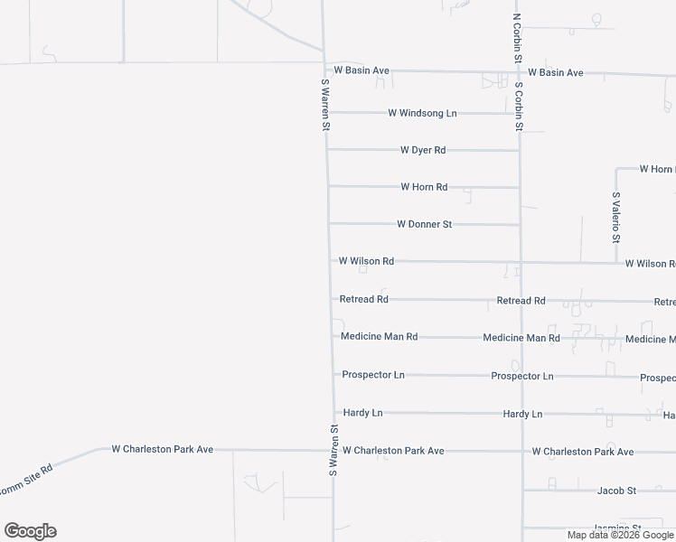 map of restaurants, bars, coffee shops, grocery stores, and more near 531 South Warren Street in Pahrump