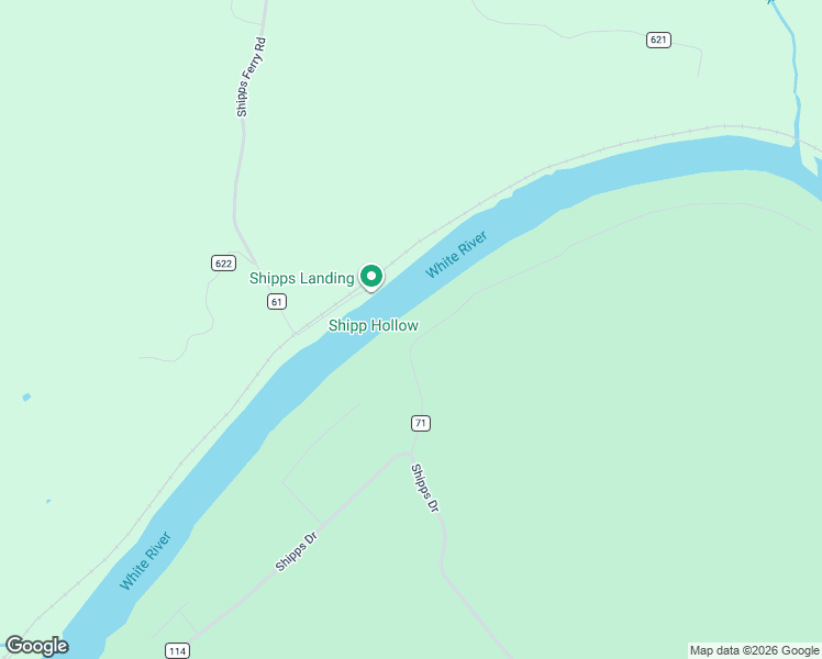 map of restaurants, bars, coffee shops, grocery stores, and more near Shipps Drive in Norfork
