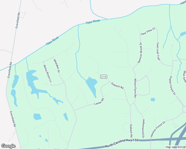 map of restaurants, bars, coffee shops, grocery stores, and more near 7585 Dubach Road in Summerfield