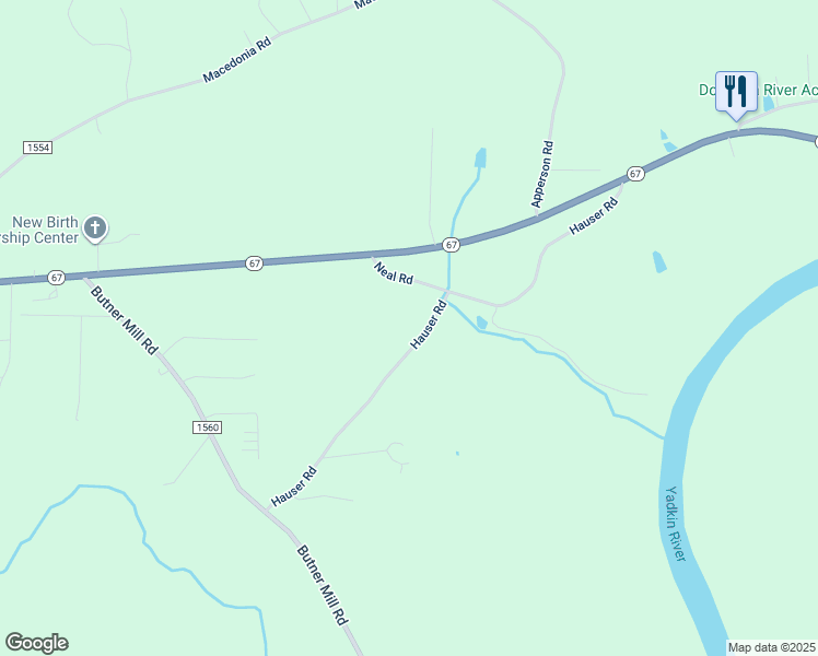 map of restaurants, bars, coffee shops, grocery stores, and more near 3049 Hauser Road in East Bend