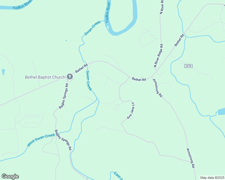 map of restaurants, bars, coffee shops, grocery stores, and more near 234 Ava Jane Lane in Jonesville