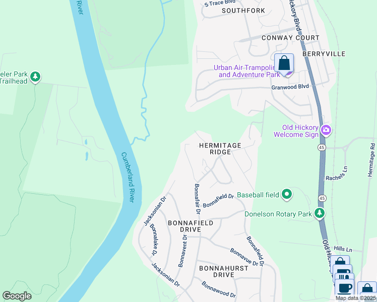 map of restaurants, bars, coffee shops, grocery stores, and more near 906 Forest Dale in Nashville