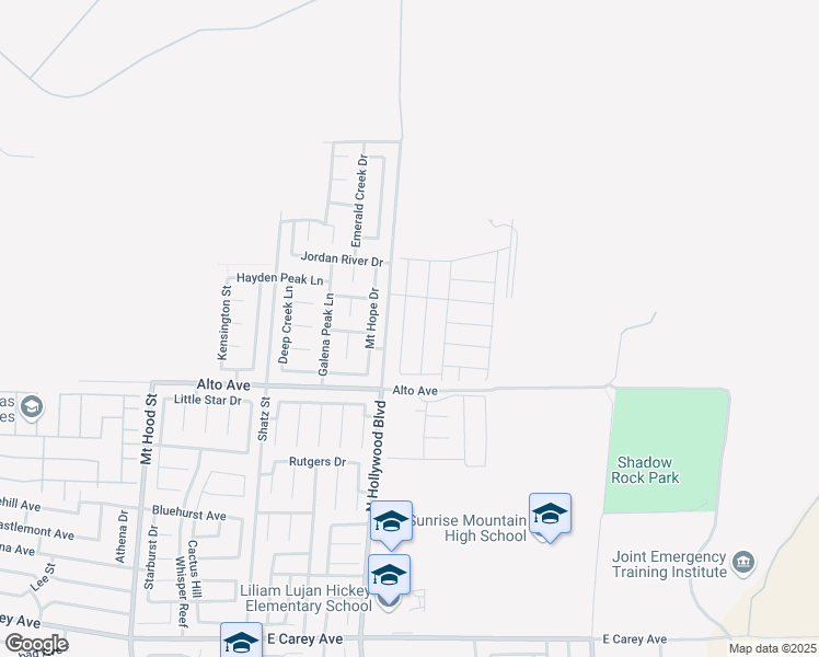 map of restaurants, bars, coffee shops, grocery stores, and more near 2894 Gaffer Film Street in Las Vegas