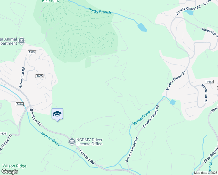 map of restaurants, bars, coffee shops, grocery stores, and more near 691 Rocky Mountain Road in Boone