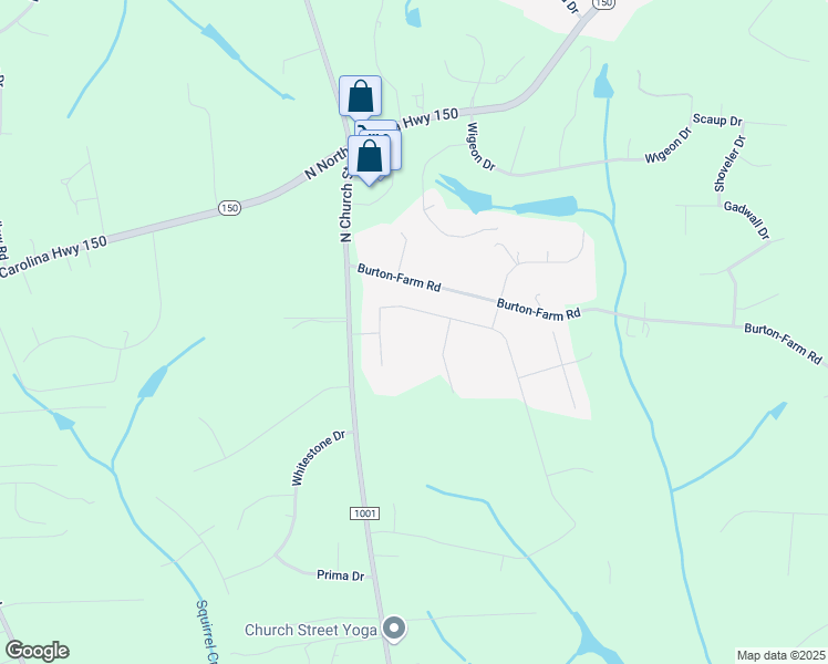 map of restaurants, bars, coffee shops, grocery stores, and more near 5712 Shelby Katherine Court in Greensboro