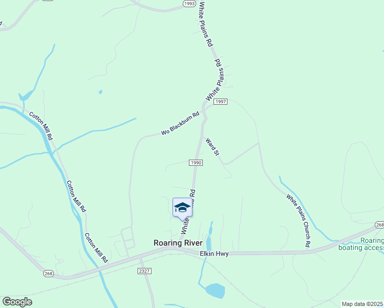 map of restaurants, bars, coffee shops, grocery stores, and more near 559 White Plains Road in Roaring River