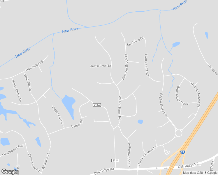 map of restaurants, bars, coffee shops, grocery stores, and more near 7003 Pearson Run Court in Summerfield