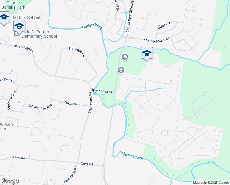 map of restaurants, bars, coffee shops, grocery stores, and more near 1543 Golden Bear Gateway in Mount Juliet