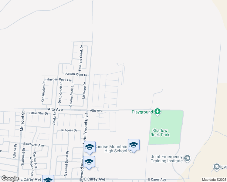 map of restaurants, bars, coffee shops, grocery stores, and more near 7080 Alto Avenue in Las Vegas