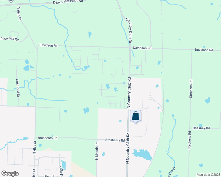 map of restaurants, bars, coffee shops, grocery stores, and more near 14701 North Country Club Road in Siloam Springs