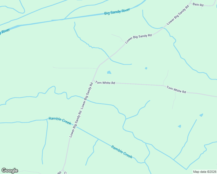 map of restaurants, bars, coffee shops, grocery stores, and more near 129 Tom White Road in Big Sandy