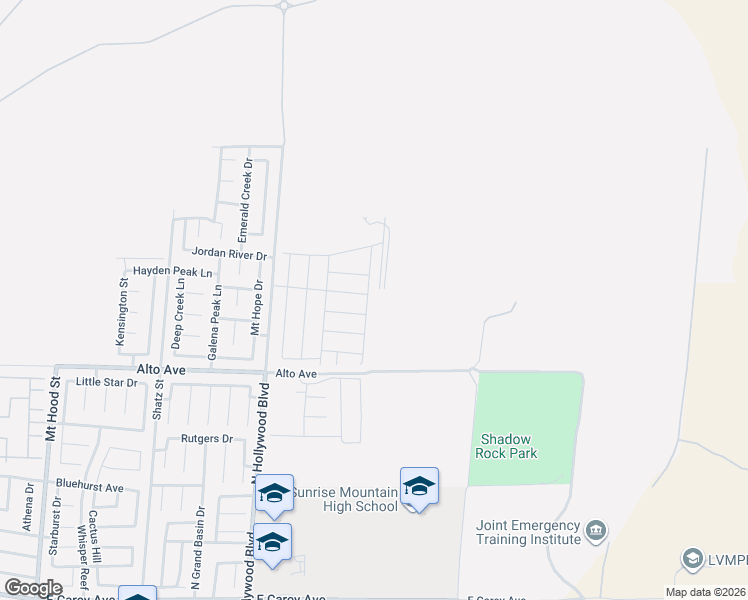 map of restaurants, bars, coffee shops, grocery stores, and more near 7080 Alto Avenue in Las Vegas