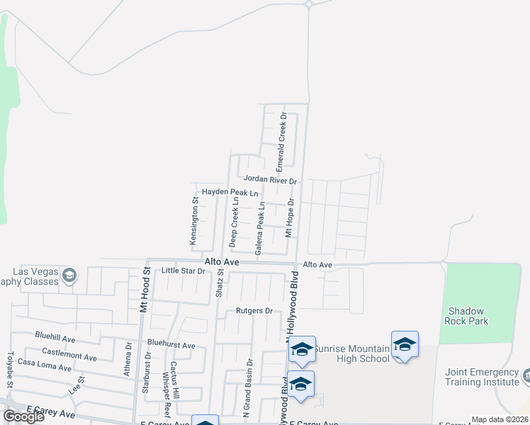 map of restaurants, bars, coffee shops, grocery stores, and more near 2937 Heber Court in Las Vegas