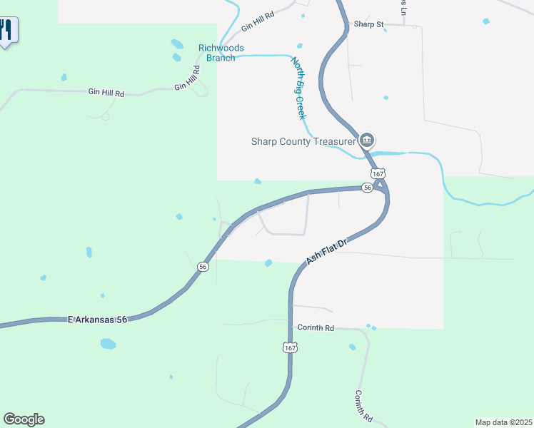 25 Oak Street, Ash Flat AR Walk Score