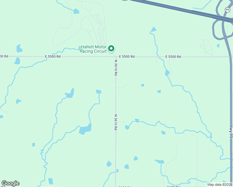 map of restaurants, bars, coffee shops, grocery stores, and more near 55360 South 36000 in Jennings