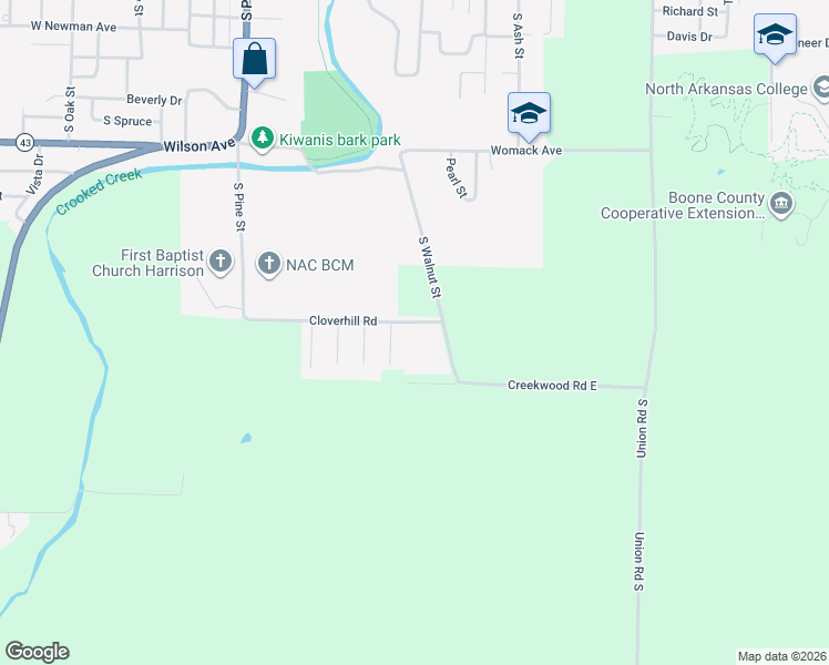 map of restaurants, bars, coffee shops, grocery stores, and more near 1868 Cloverhill Road in Harrison