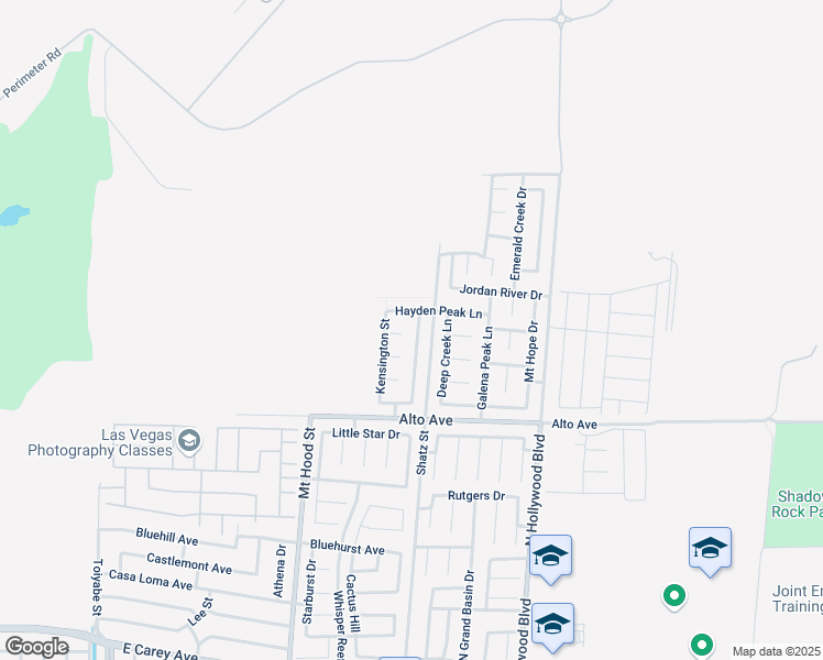 map of restaurants, bars, coffee shops, grocery stores, and more near 2941 Preston Wood Street in Las Vegas
