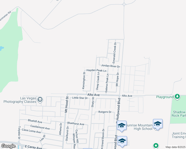 map of restaurants, bars, coffee shops, grocery stores, and more near 2944 Preston Wood Street in Las Vegas