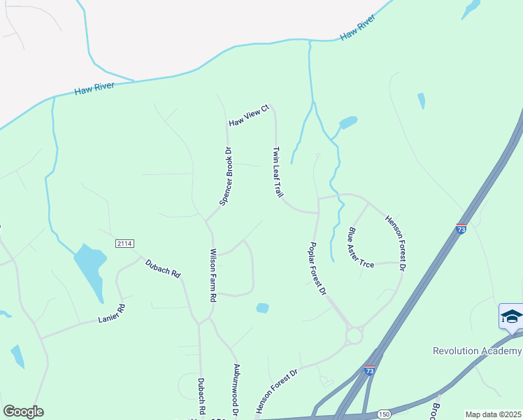 map of restaurants, bars, coffee shops, grocery stores, and more near 6980 Bethesda Court in Summerfield