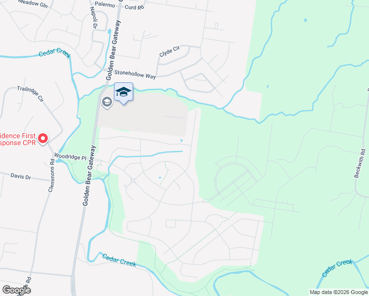 map of restaurants, bars, coffee shops, grocery stores, and more near 670 Sire Avenue in Mt. Juliet