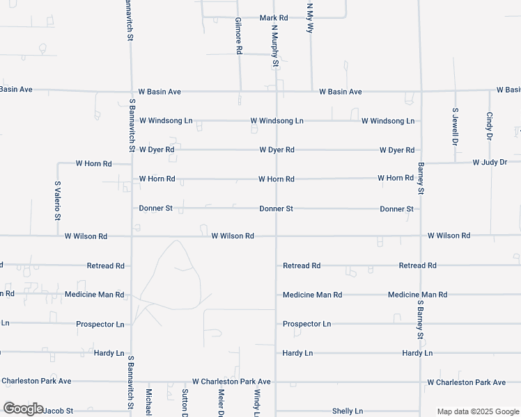 map of restaurants, bars, coffee shops, grocery stores, and more near 3580 West Donner Street in Pahrump
