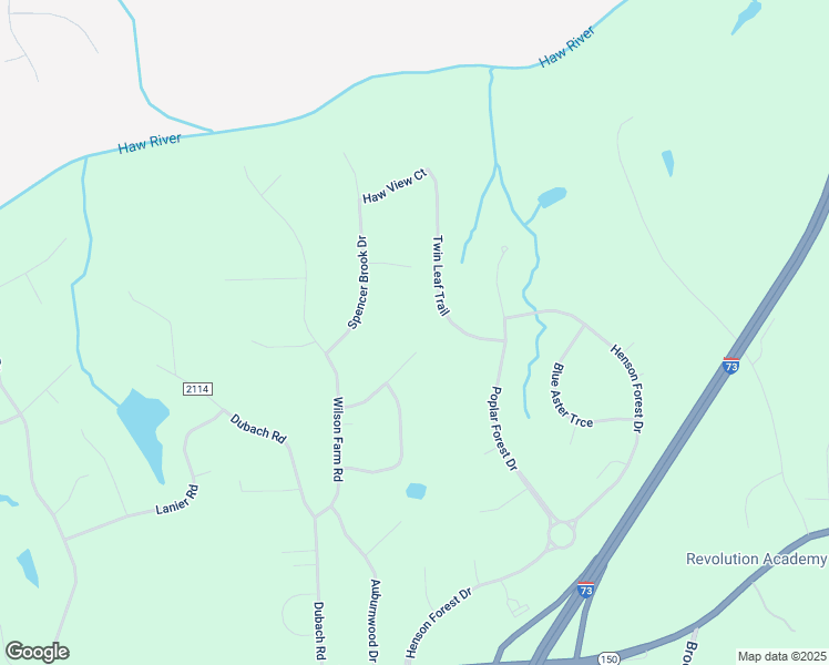 map of restaurants, bars, coffee shops, grocery stores, and more near 6980 Bethesda Court in Summerfield
