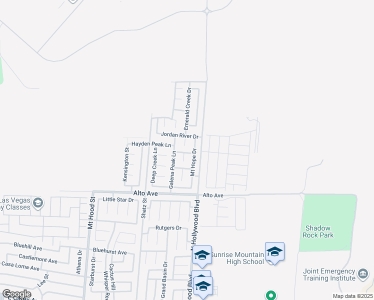 map of restaurants, bars, coffee shops, grocery stores, and more near 6626 Trout Peak Way in Las Vegas