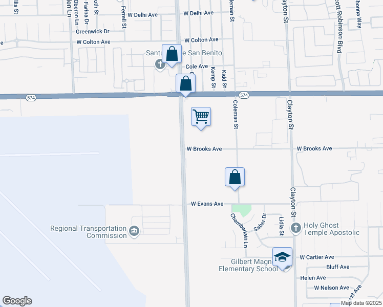 map of restaurants, bars, coffee shops, grocery stores, and more near 2795 West Brooks Avenue in North Las Vegas