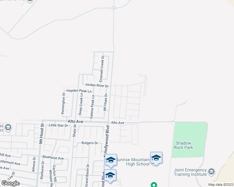 map of restaurants, bars, coffee shops, grocery stores, and more near 2960 Gaffer Film Street in Las Vegas