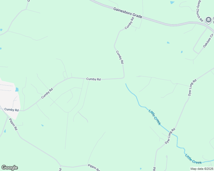 map of restaurants, bars, coffee shops, grocery stores, and more near 3390 Gainesboro Grade in Cookeville