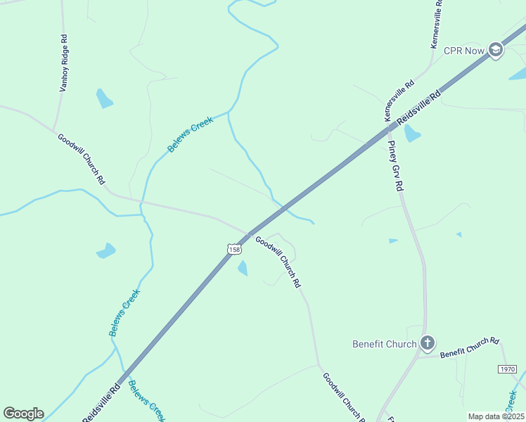 map of restaurants, bars, coffee shops, grocery stores, and more near 6241 Reidsville Road in Kernersville