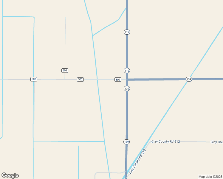 map of restaurants, bars, coffee shops, grocery stores, and more near 734 County Road 502 in Rector