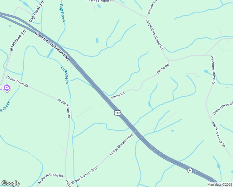 map of restaurants, bars, coffee shops, grocery stores, and more near 101 Turner Hill Road in Mosheim