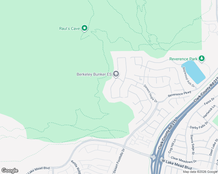 map of restaurants, bars, coffee shops, grocery stores, and more near 2951 The Peaks Lane in Las Vegas