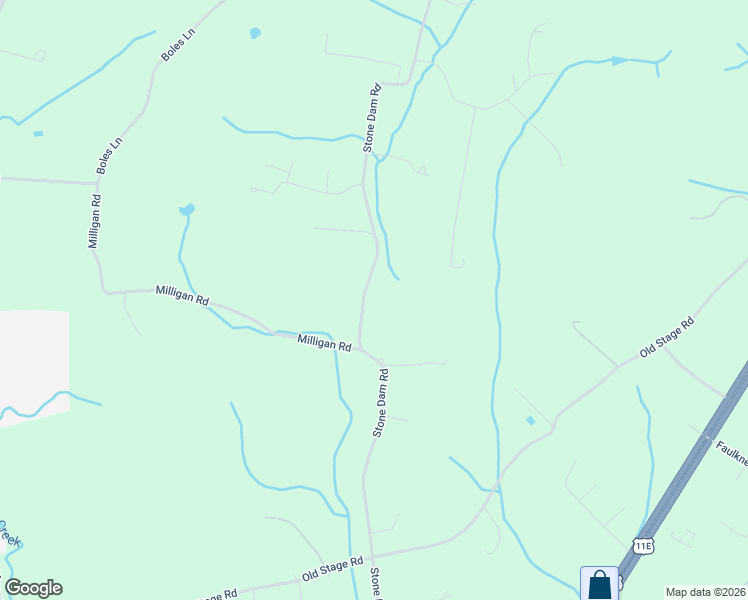 map of restaurants, bars, coffee shops, grocery stores, and more near 1350 Stone Dam Road in Chuckey