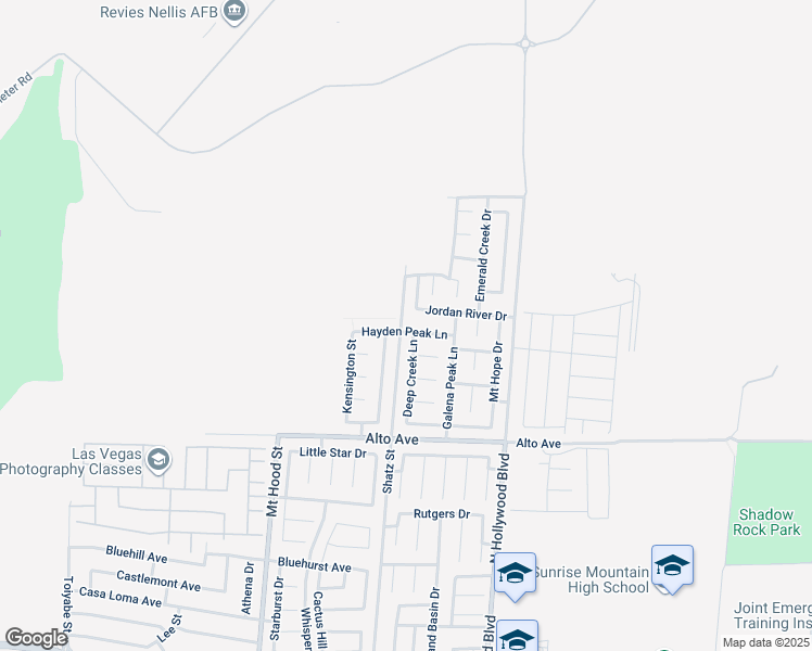 map of restaurants, bars, coffee shops, grocery stores, and more near 6512 Hayden Peak Lane in Las Vegas