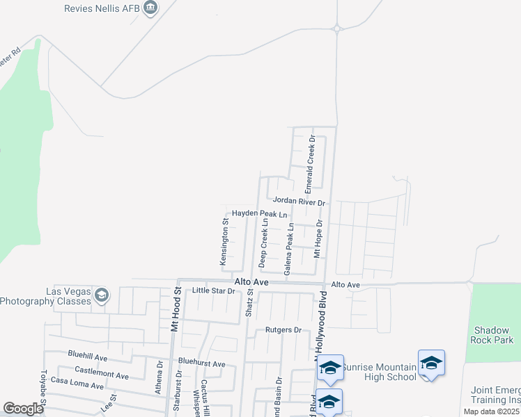 map of restaurants, bars, coffee shops, grocery stores, and more near 6512 Hayden Peak Lane in Las Vegas