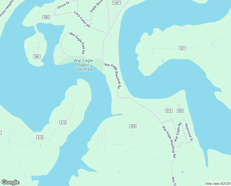 map of restaurants, bars, coffee shops, grocery stores, and more near 22941 War Eagle Blacktop Road in Springdale